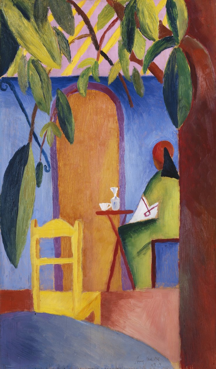 Turkish Café by August Macke