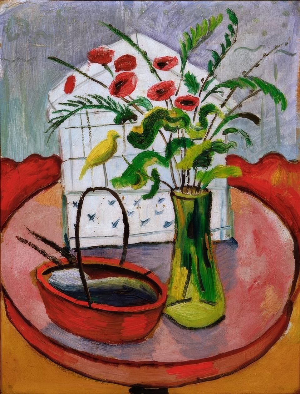 Birdcage by August Macke