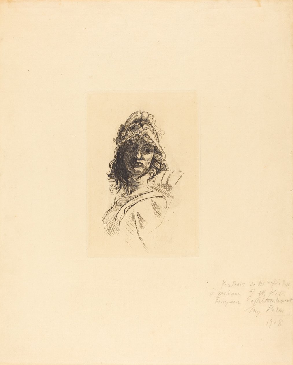 Bust of Bellona by Auguste Rodin