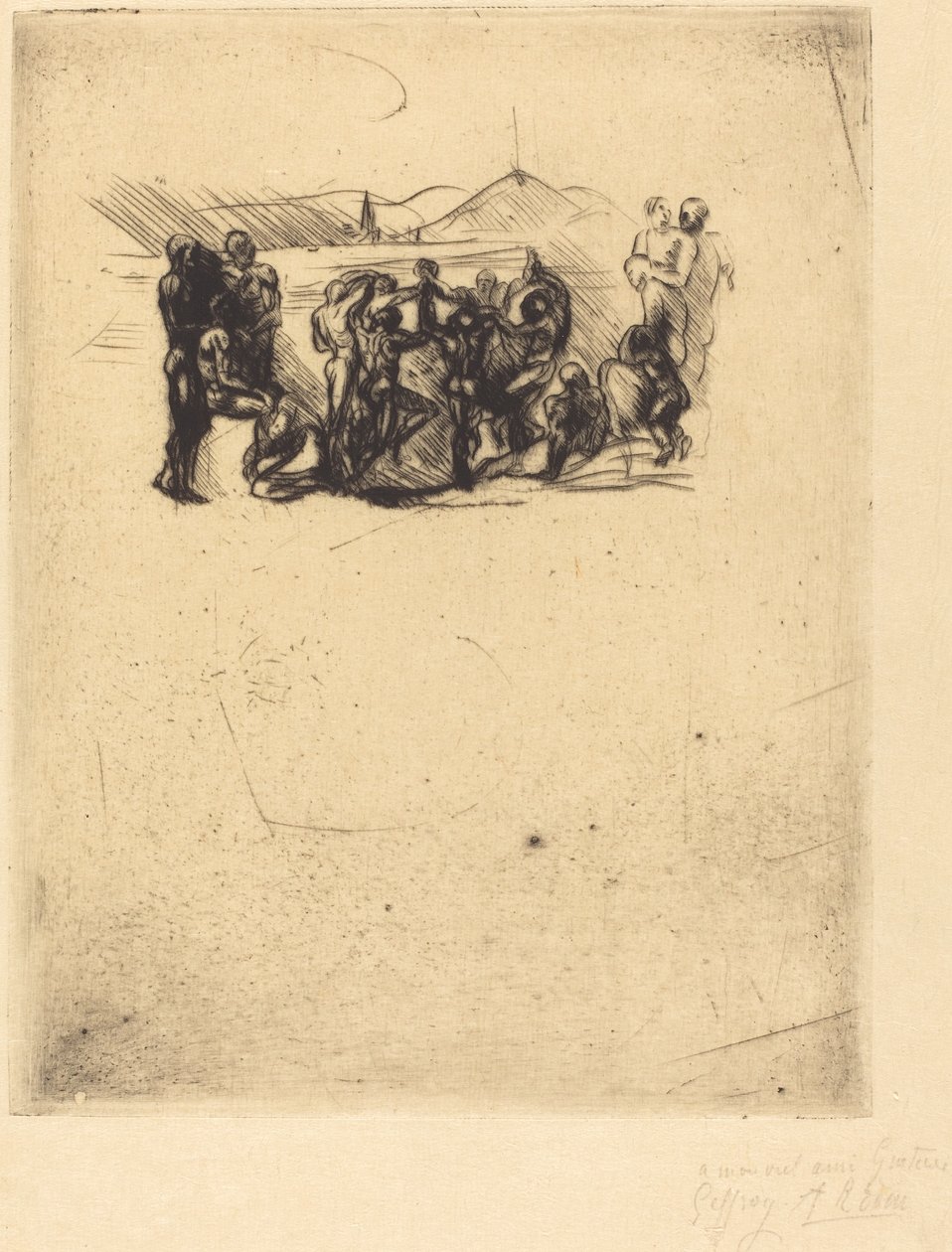 The Round by Auguste Rodin
