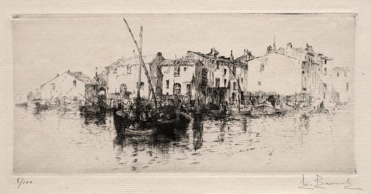 Les Martigues by Auguste Brouet