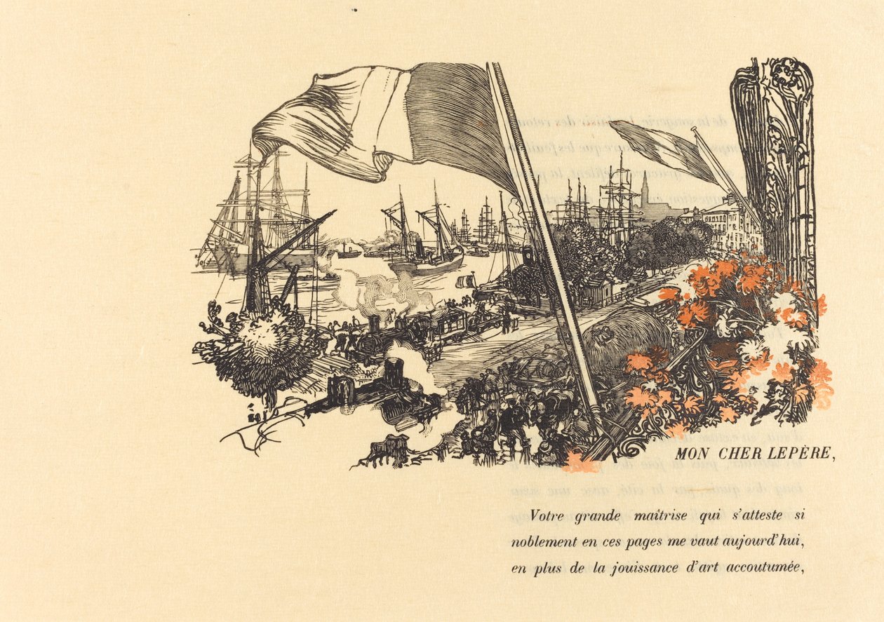 Dedication Page by Auguste Lepere