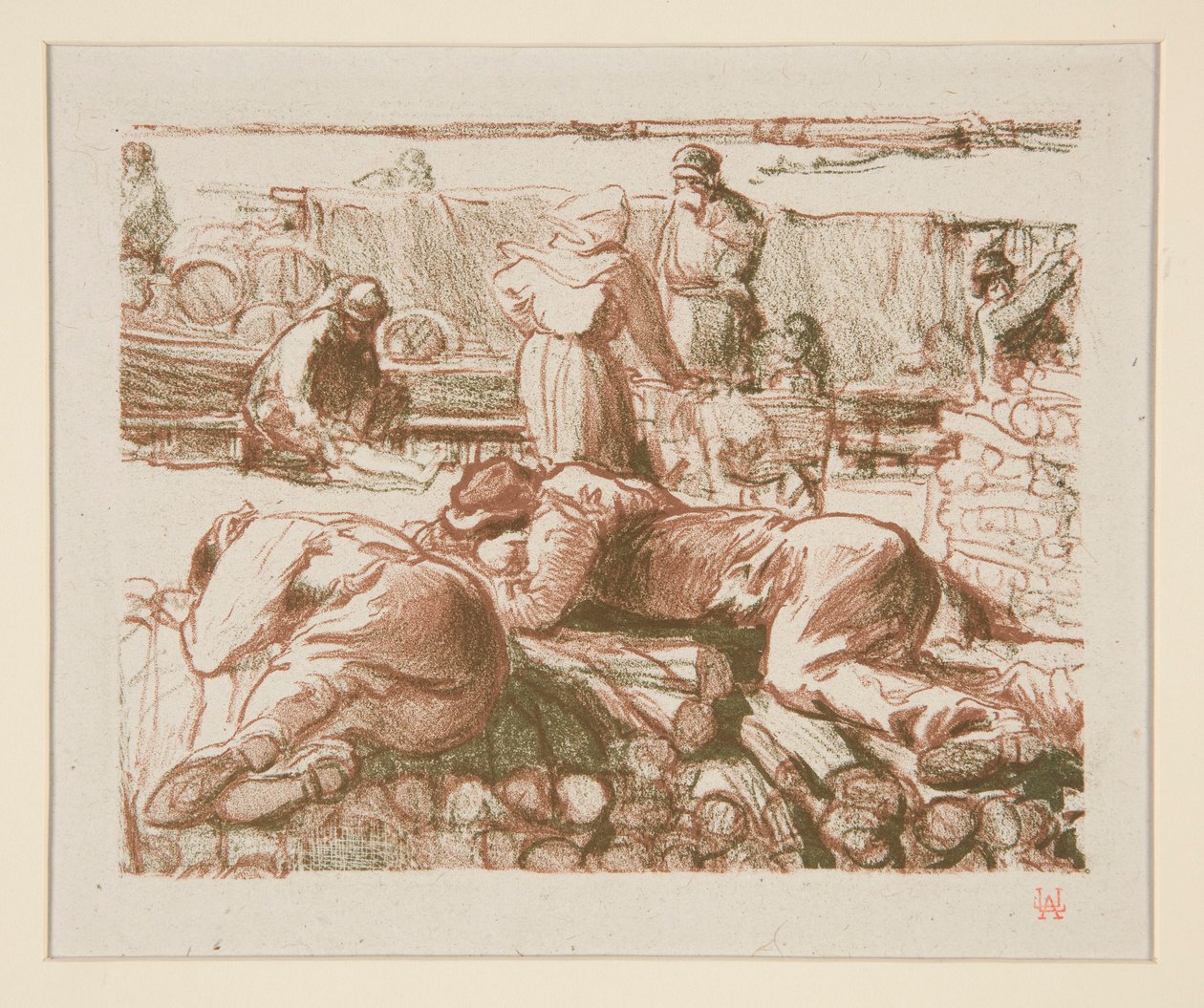 Workers by Auguste Lepere