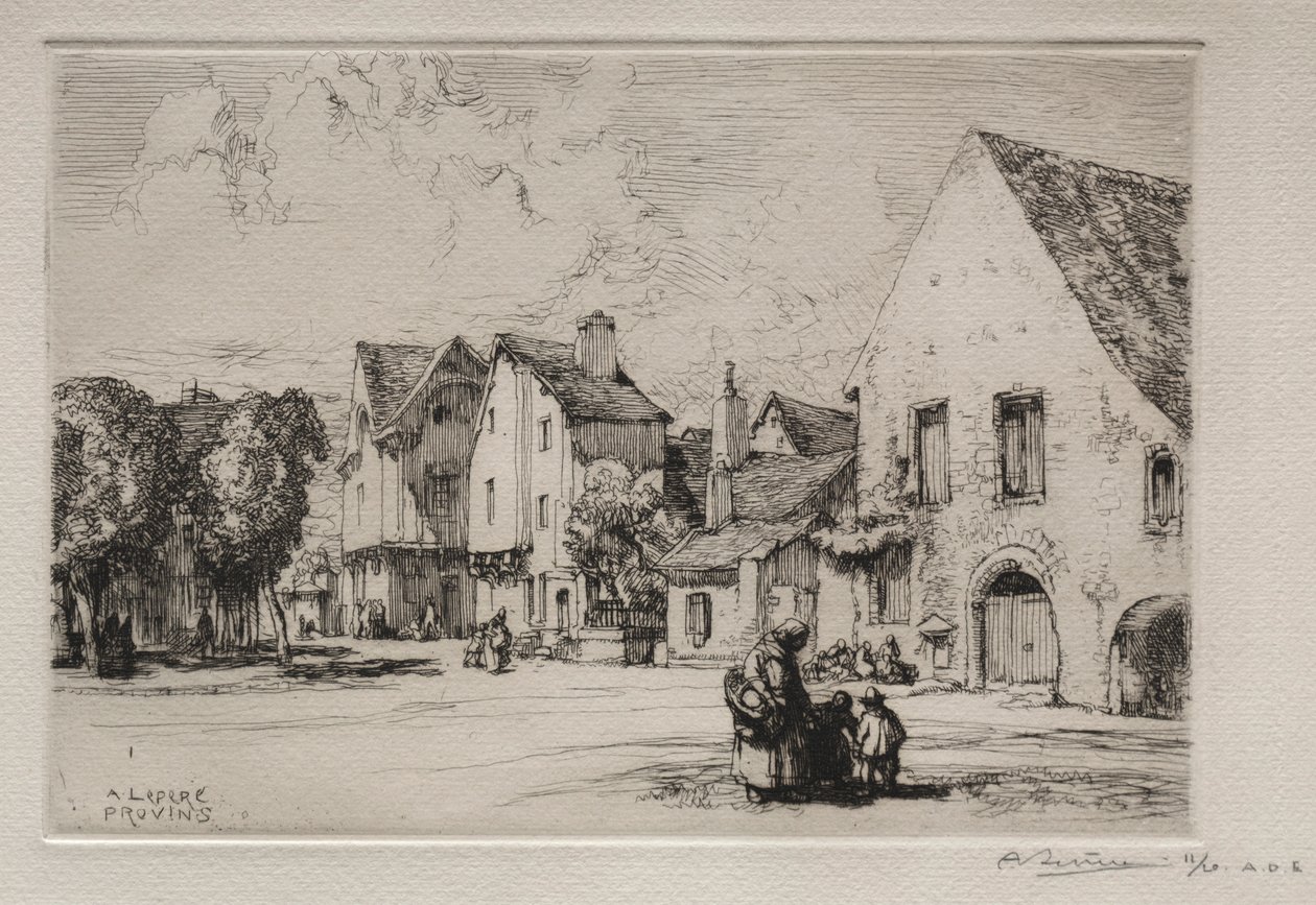 Provins by Auguste Louis Lepère