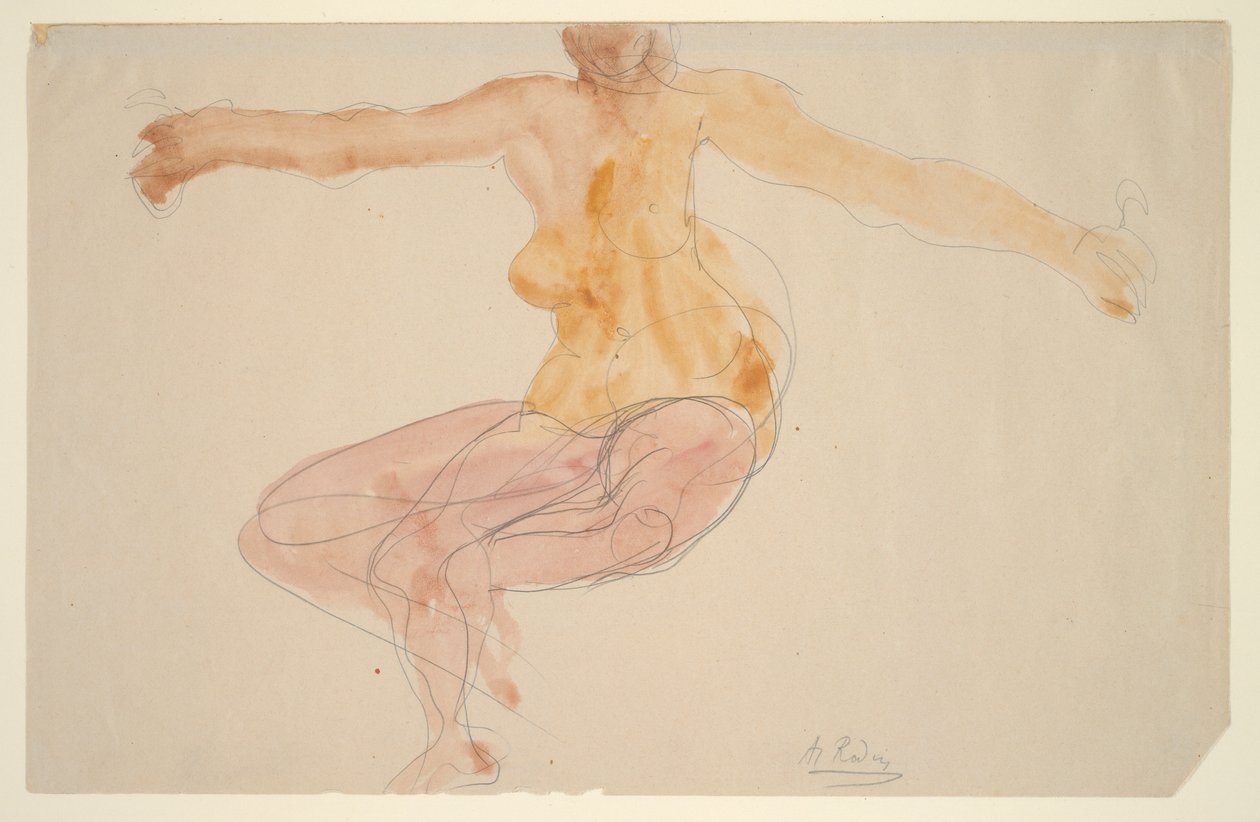 Nude Dancing by Auguste Rodin