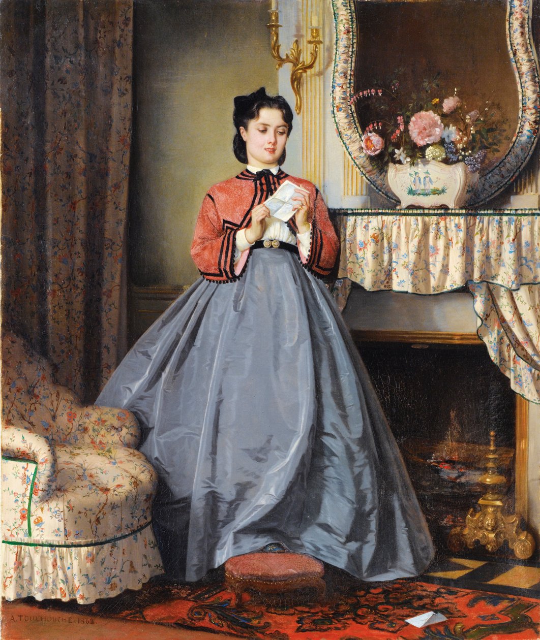 The Love Letter by Auguste Toulmouche