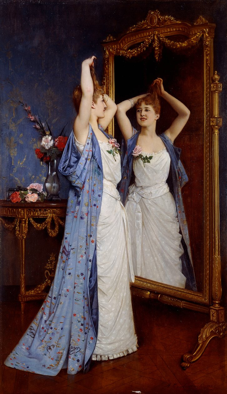 The Toilet by Auguste Toulmouche