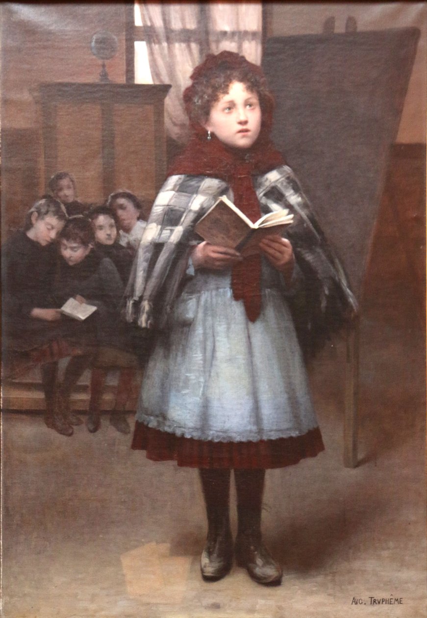 At School by Auguste Joseph Trupheme
