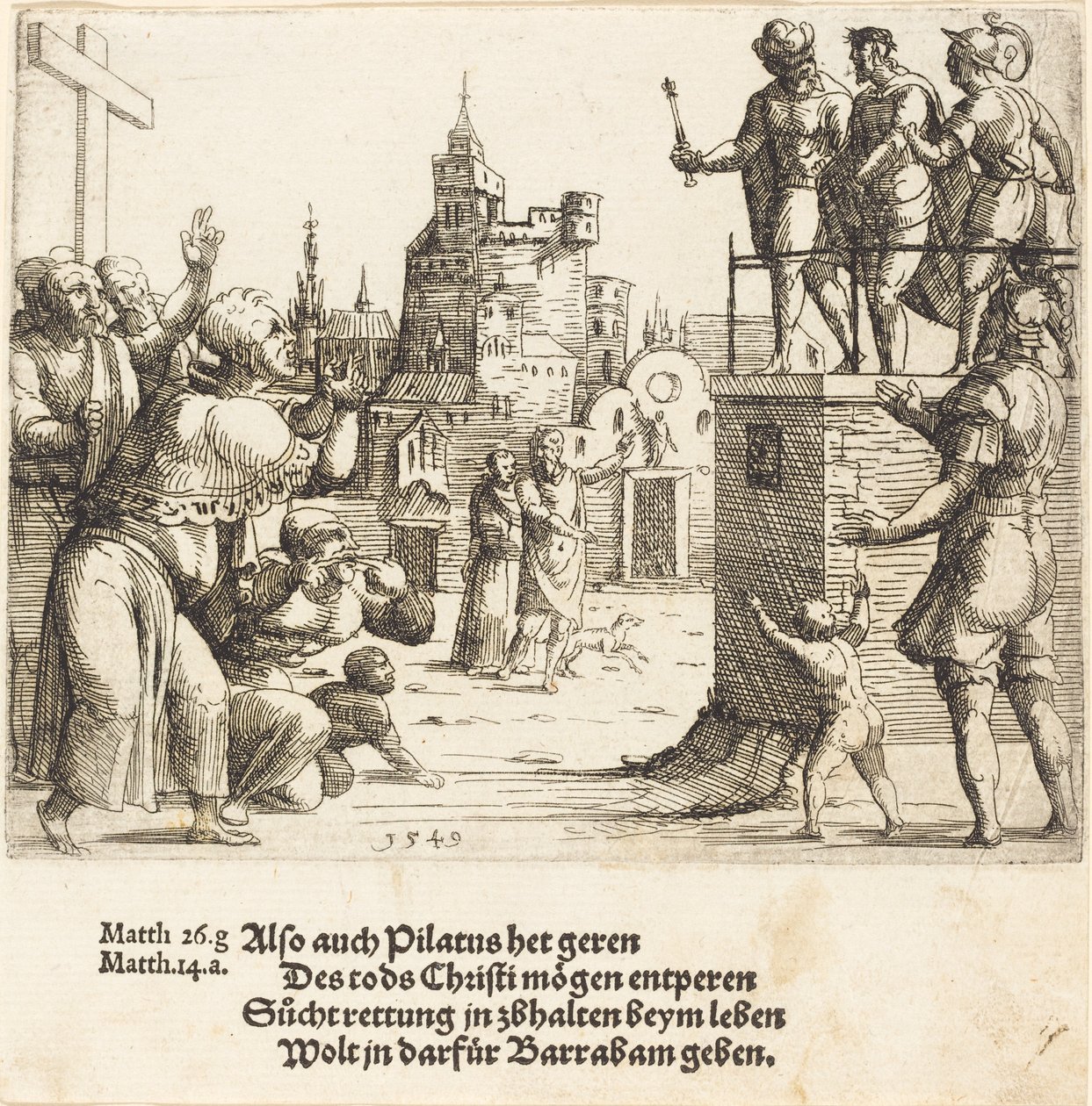 Ecce Homo by Augustin Hirschvogel