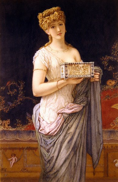 Pompeian Girl by Augustus Jules Bouvier