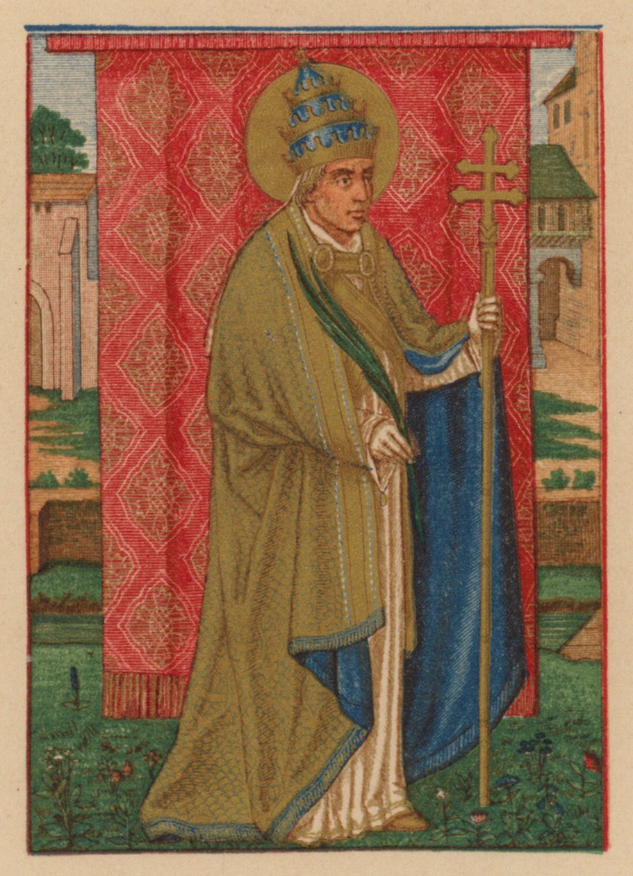 Saint Clement, Pope by Austrian School