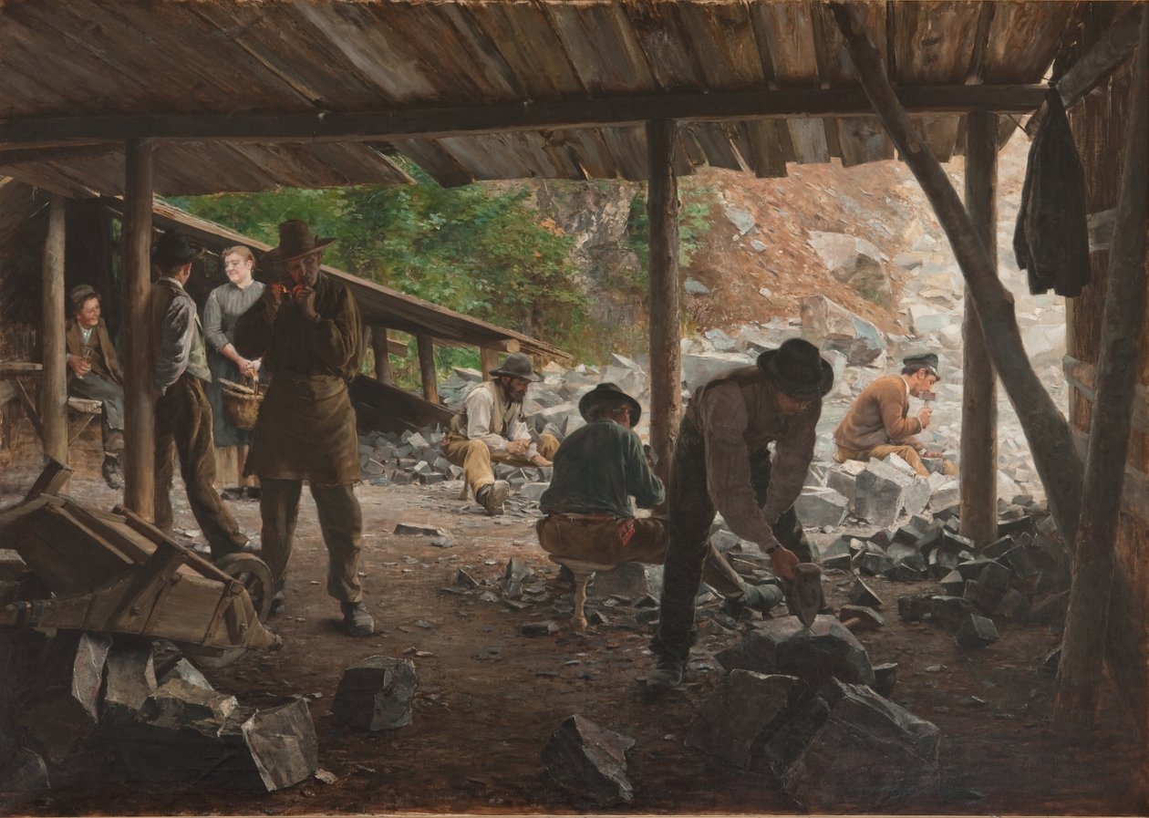 Stone Workers by Axel Jungstedt