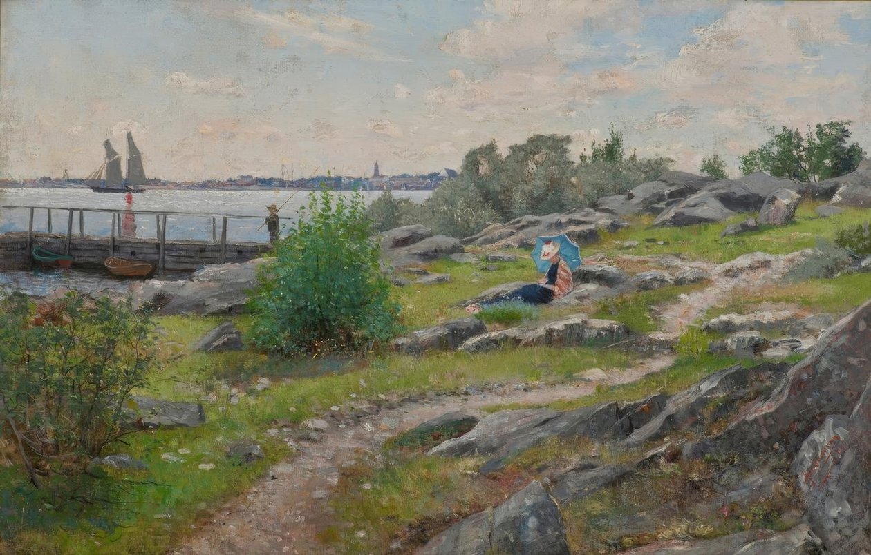 At the Coast by Axel Lindman
