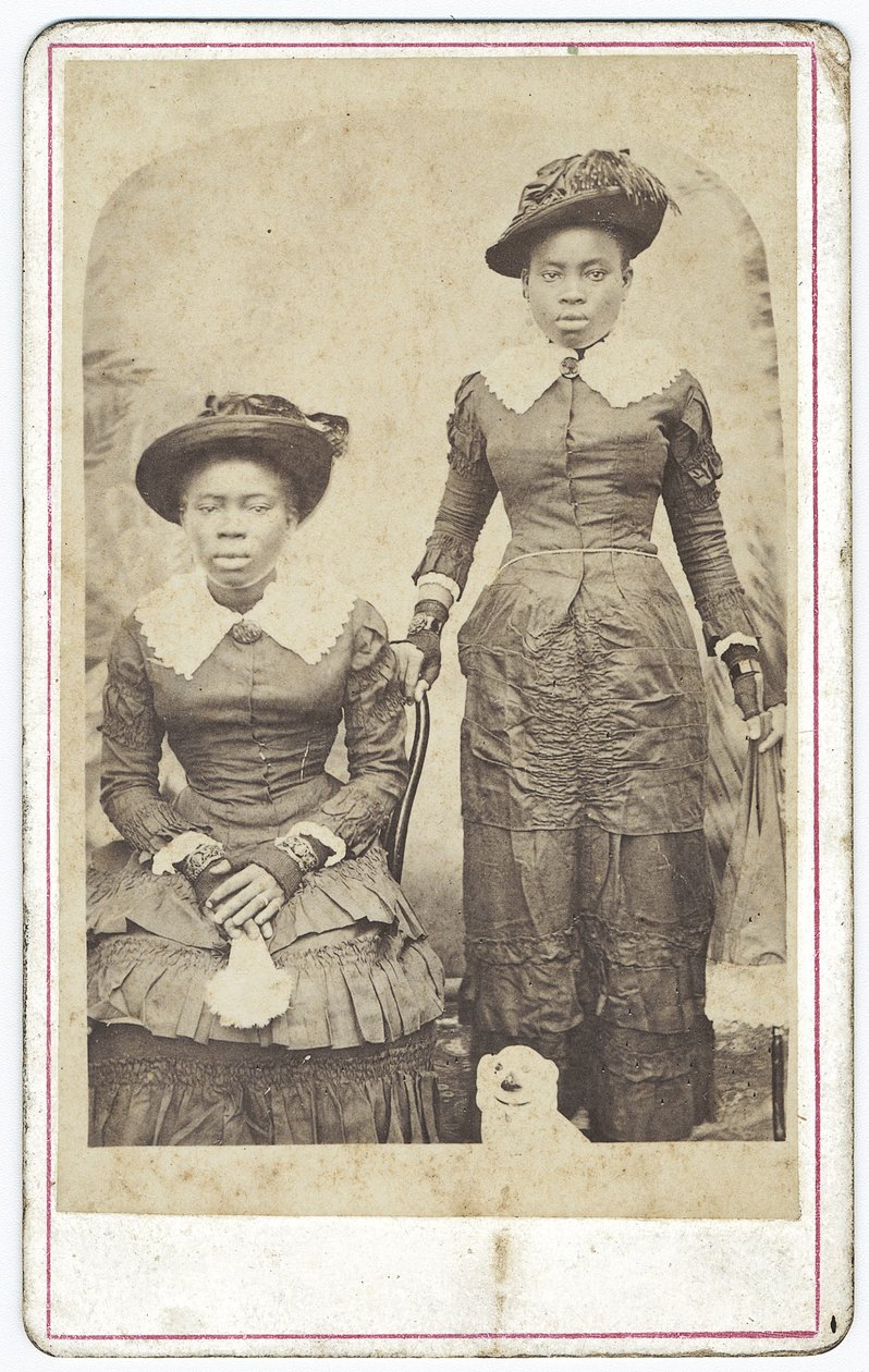 Double portrait, 1880s by B. J. Kuofi