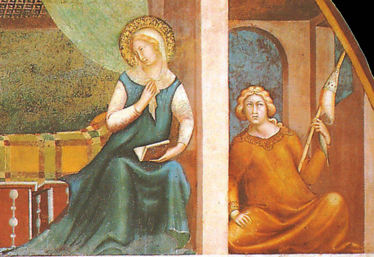 The Annunciation by Barna da Siena