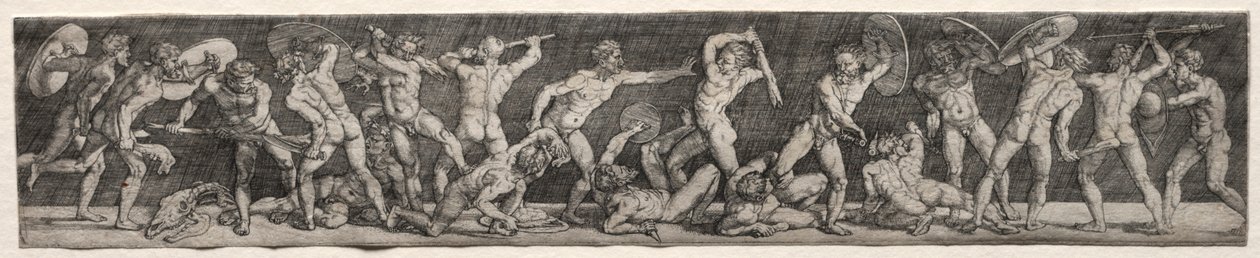 Battle of Naked Men by Barthel Beham