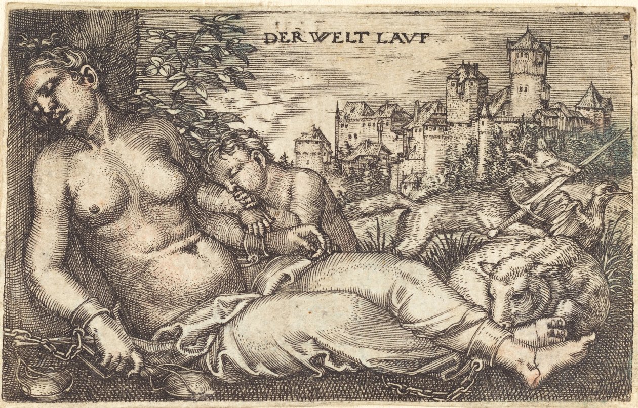 Sleeping Justice by Barthel Beham