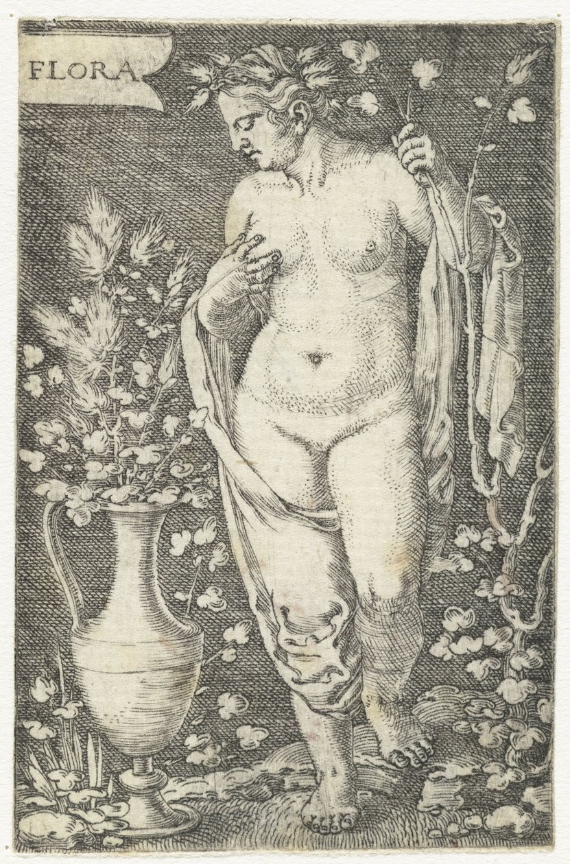 Flora by Barthel Beham