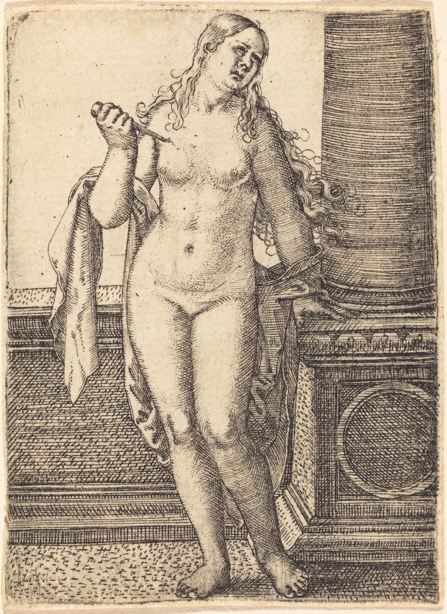 Lucretia Standing at a Column by Barthel Beham