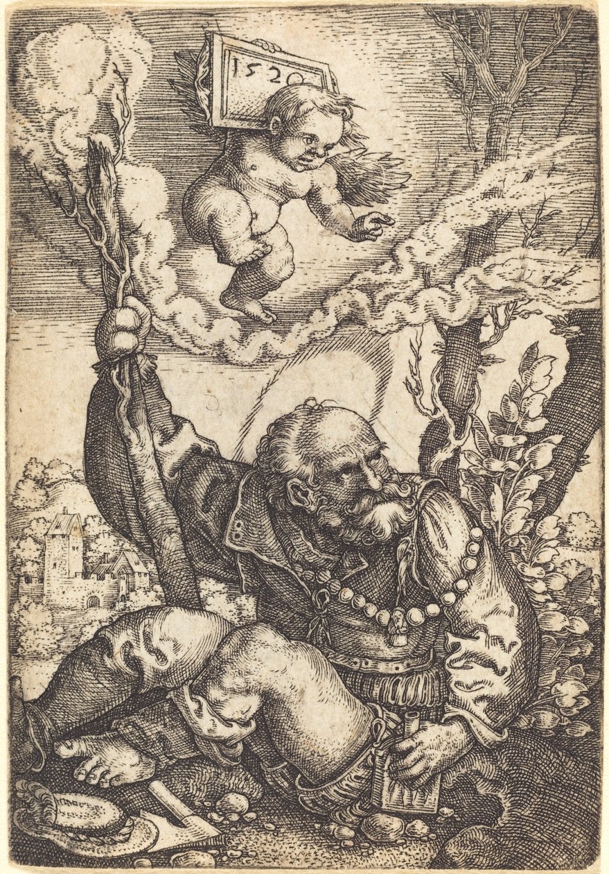Saint Christopher by Barthel Beham