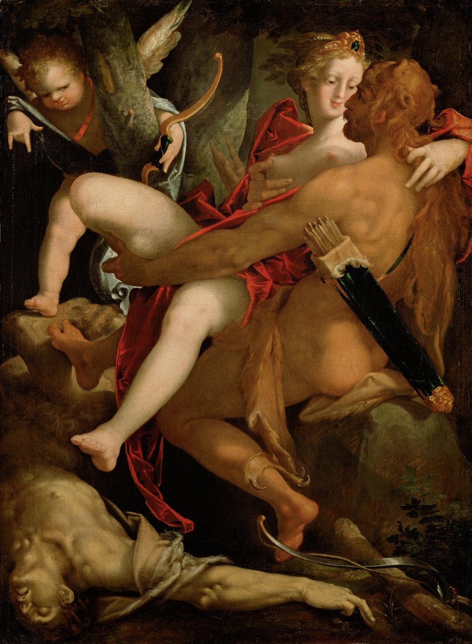 Hercules, Deianira and the Centaur Nessus by Bartholomaeus Spranger