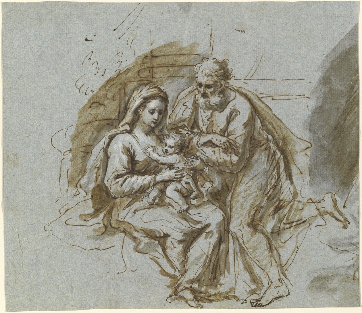 The Holy Family by Bartholomäus Ignaz Weiss