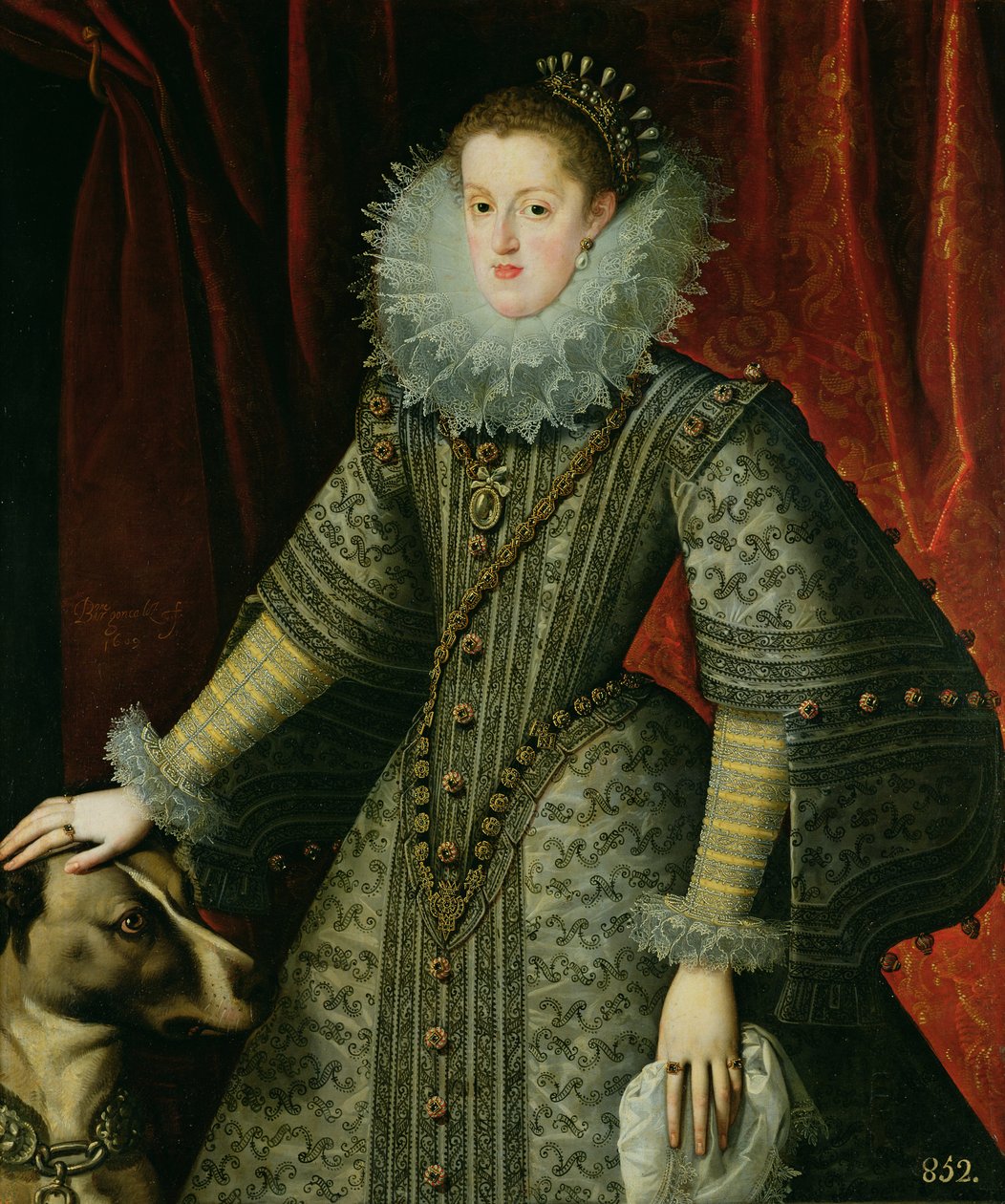 Queen Margarita of Austria by Bartolome Gonzalez