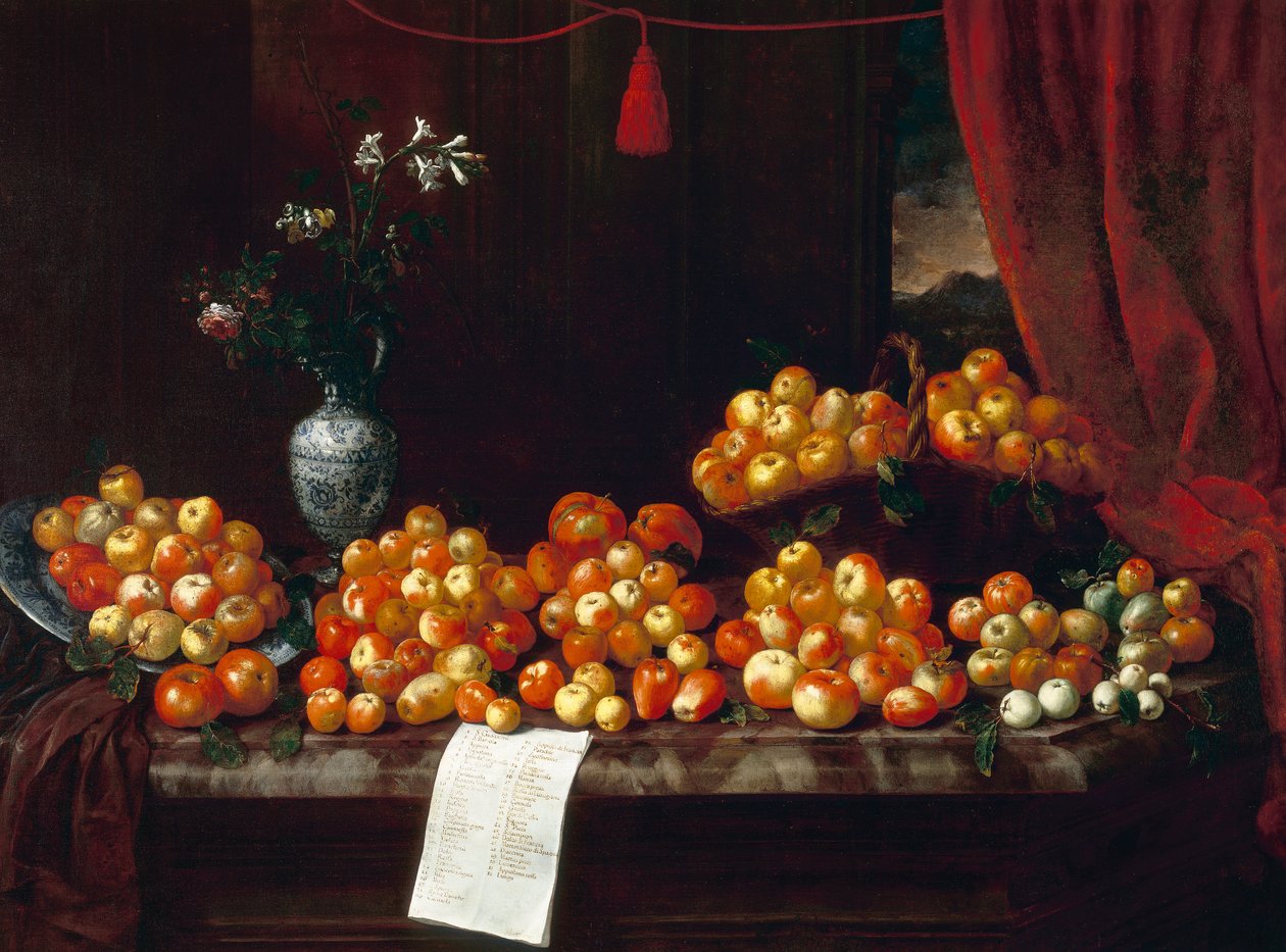 Apples by Bartolomeo Bimbi
