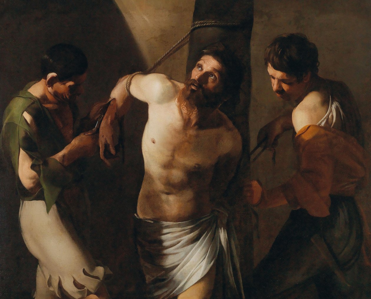 The Martyrdom of Saint Bartholomew by Bartolomeo Manfredi