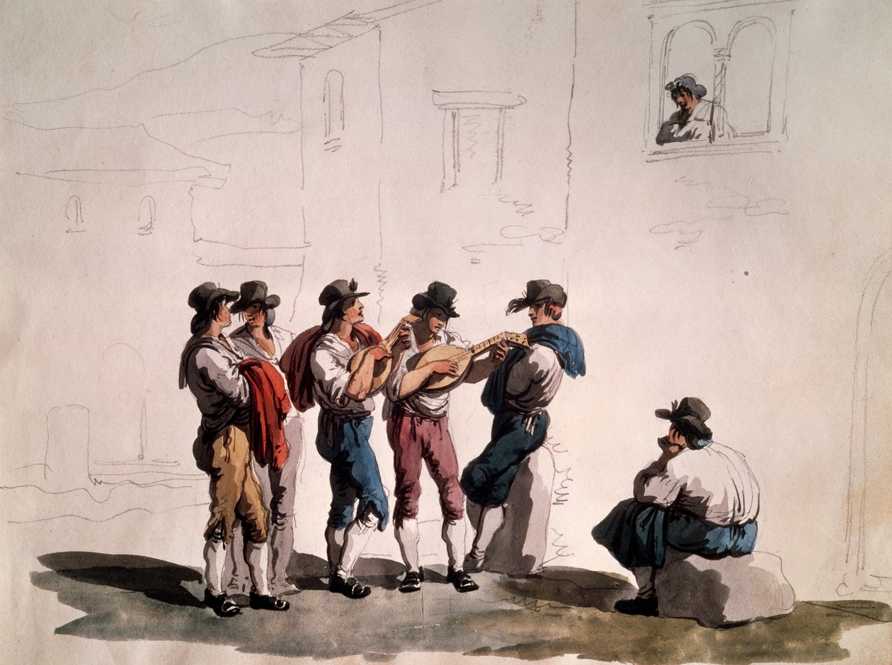 Serenade by Bartolomeo Pinelli