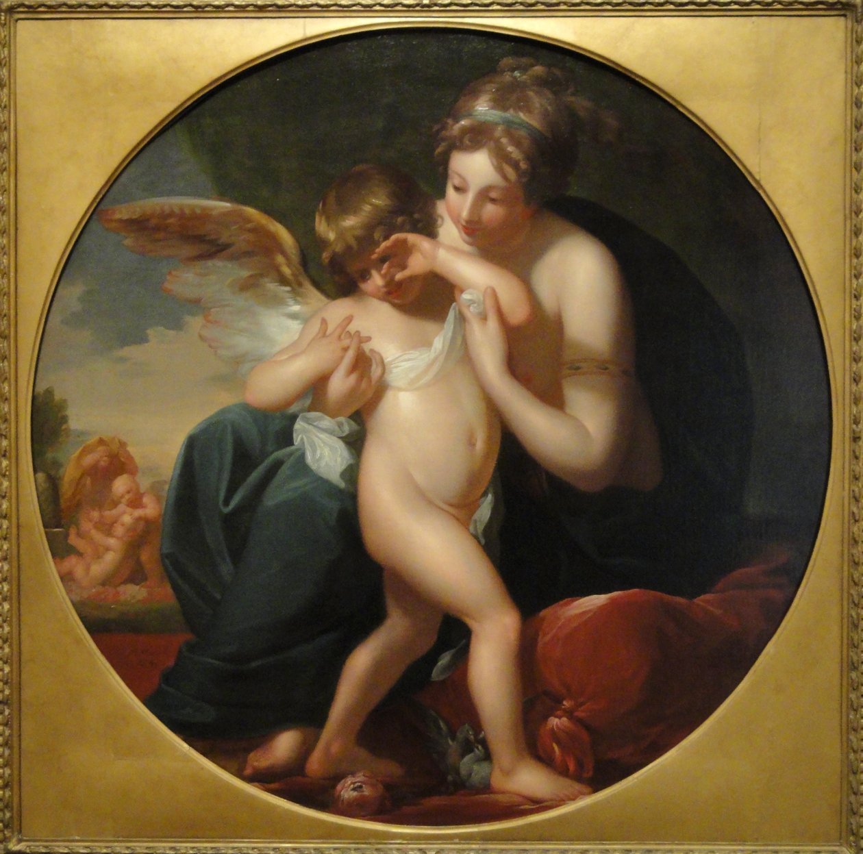 Cupid, Stung by a Bee, is Cherished by His Mother by Benjamin West