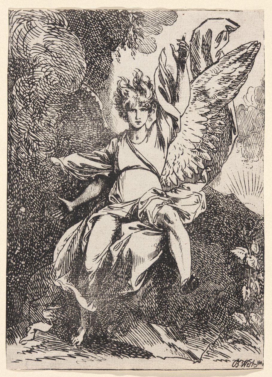 Angel of the Resurrection by Benjamin West