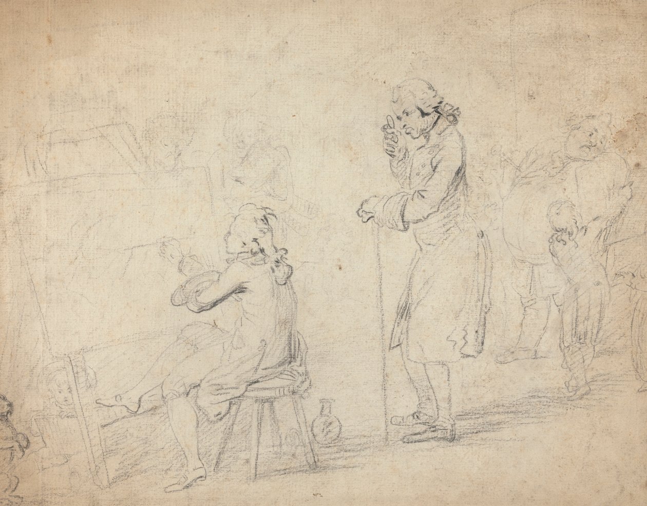 The Connoisseur by Benjamin West