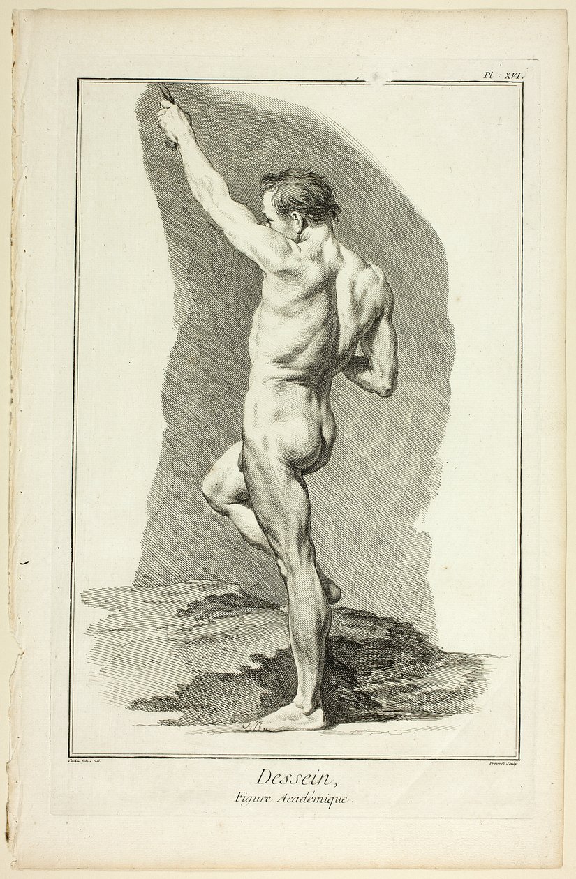 Design: Academic Figure (from Encyclopédie) by Benoit Louis Prevost