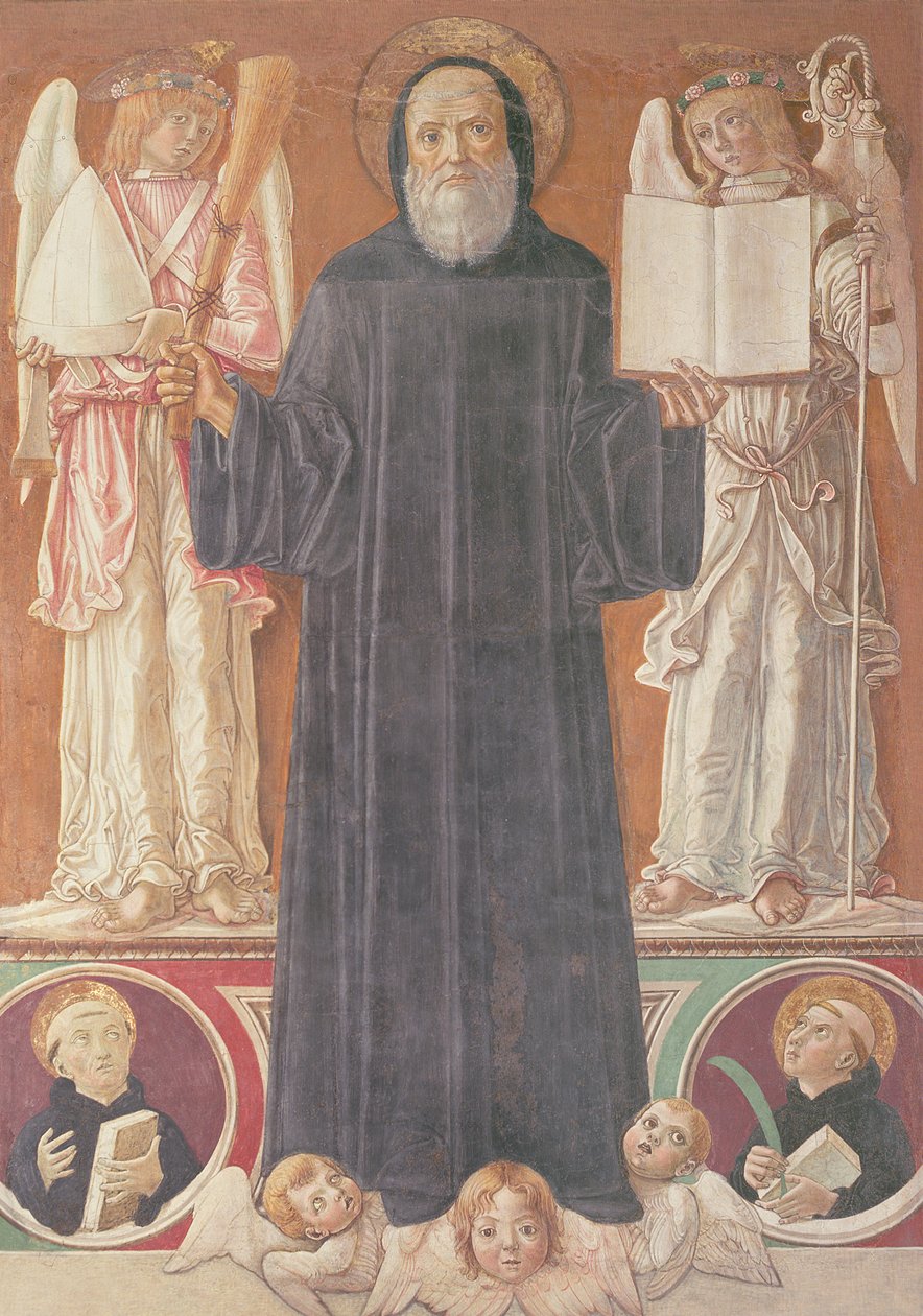 St. Benedict in Glory by Benvenuto di Giovanni