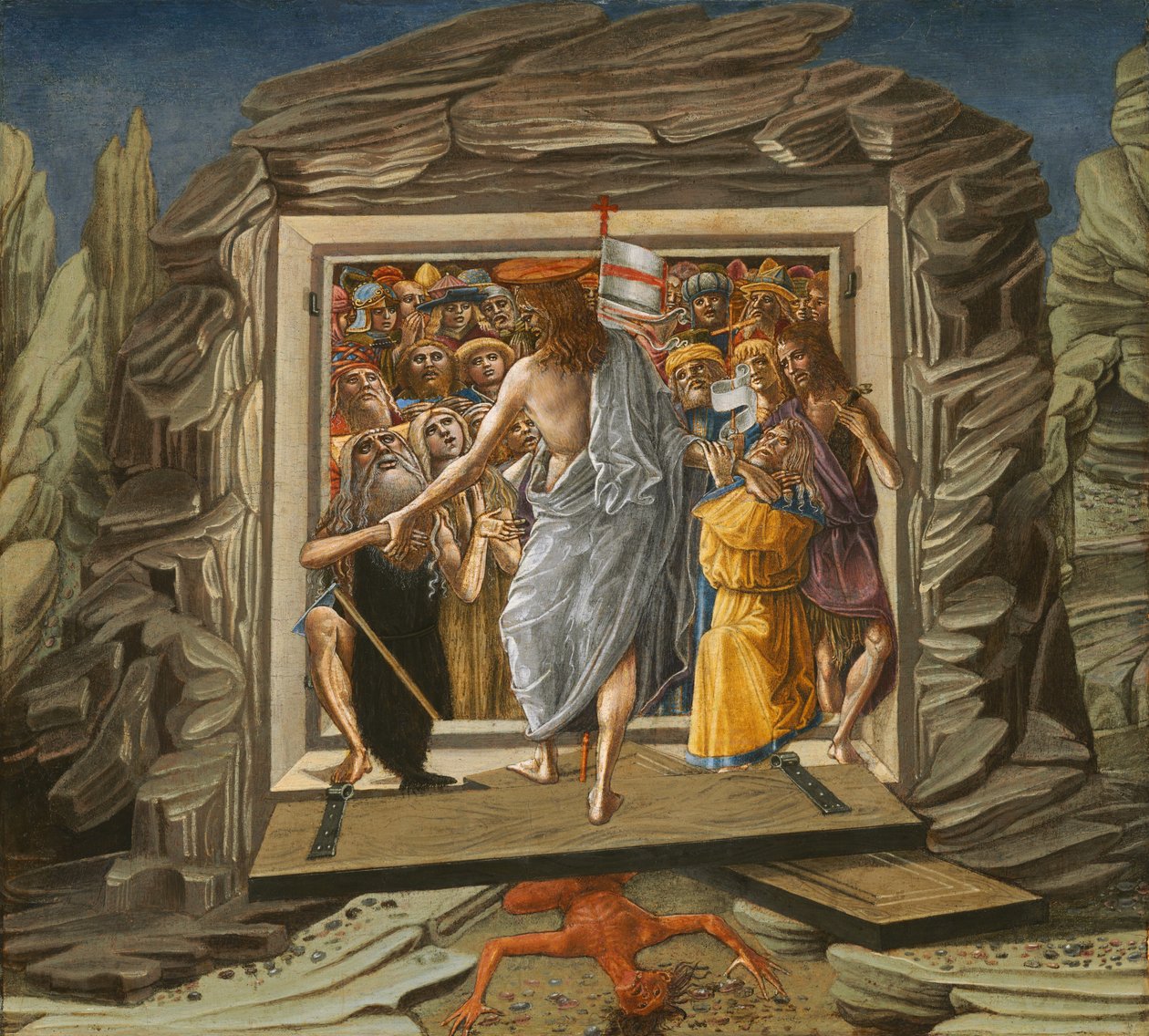 Christ in Limbo, probably 1491 by Benvenuto di Giovanni