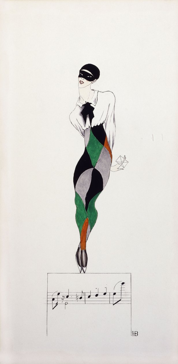 Pierrot by Bernard Boutet de Monvel