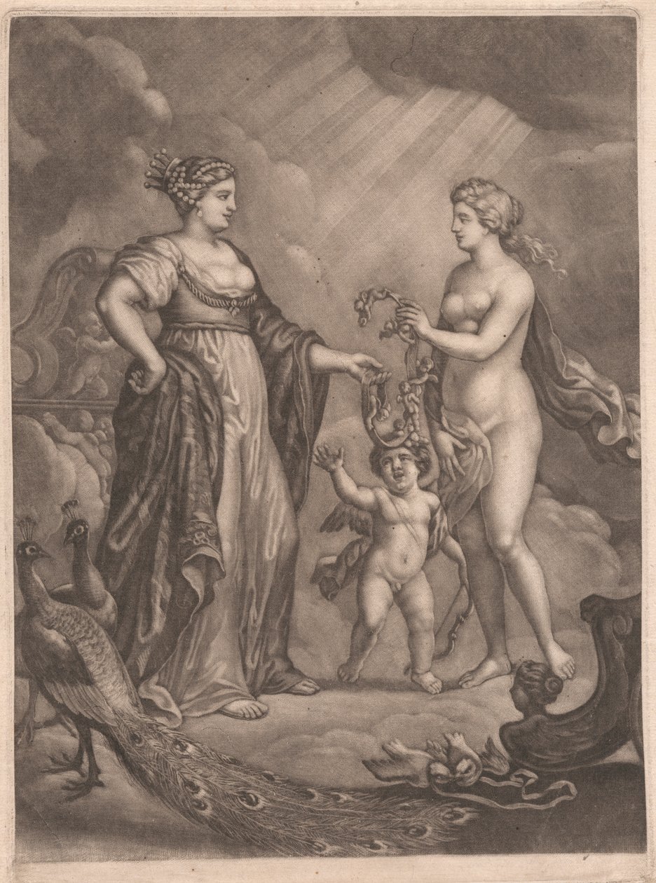 Juno, Venus, and Cupid by Bernard Lens