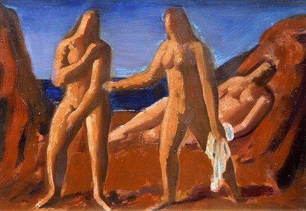 Group of Bathers by Bernard Meninsky