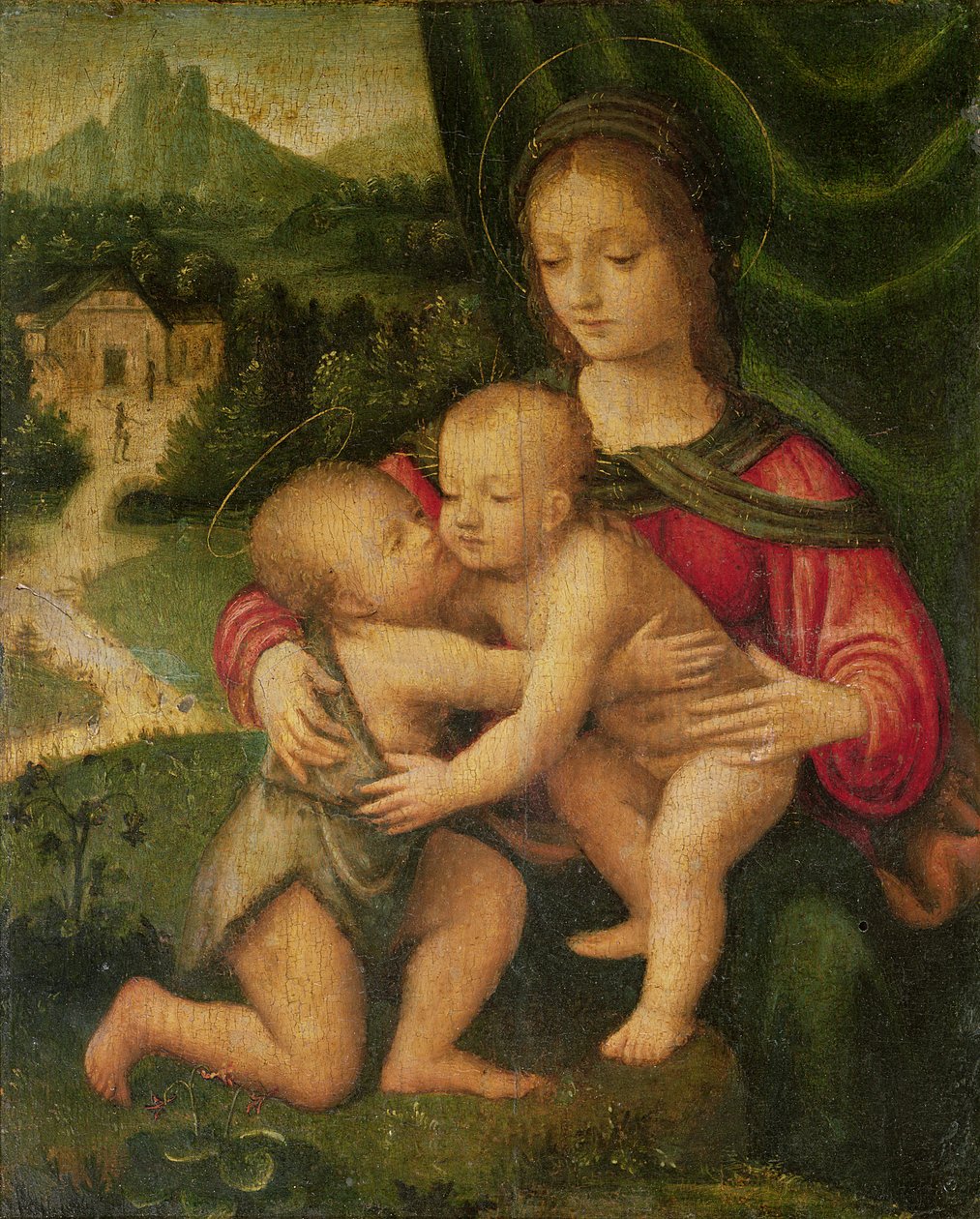 Madonna and Child with St. John by Bernardino Luini