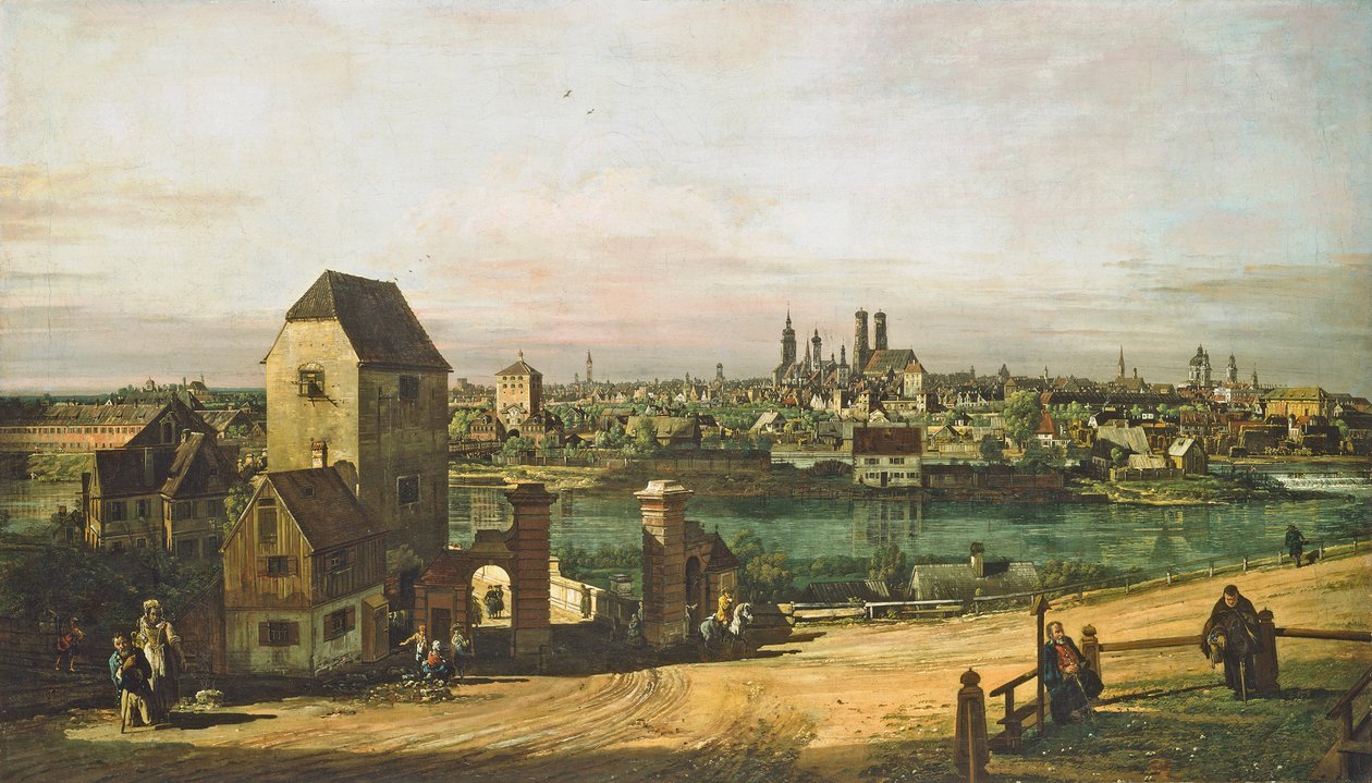 View of Munich by Bernardo Bellotto