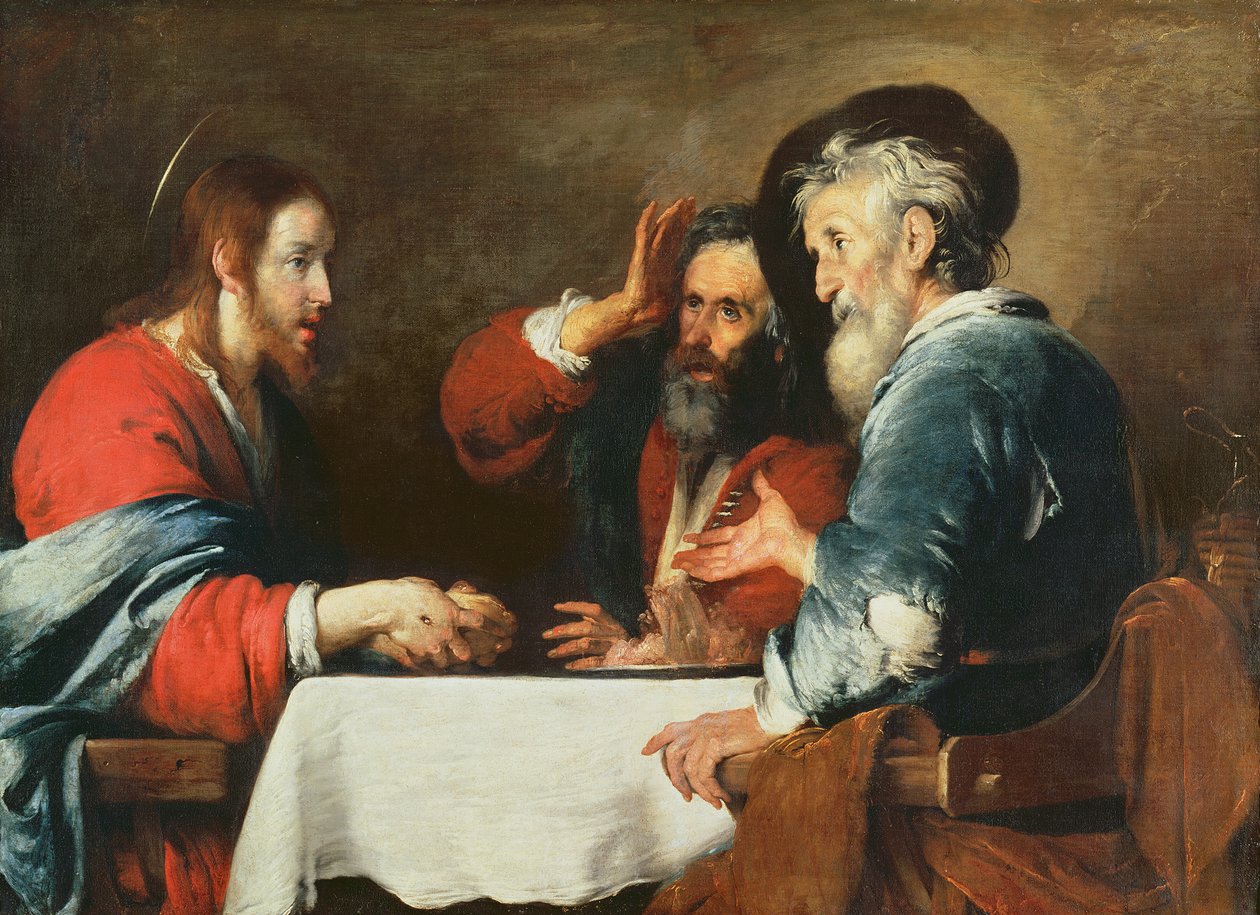 Supper at Emmaus by Bernardo Strozzi