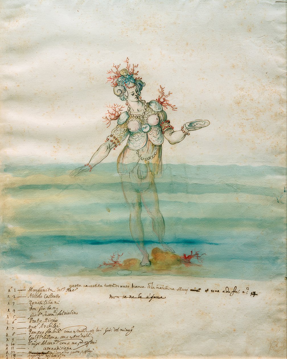 Sea Nymph by Bernardo Buontalenti