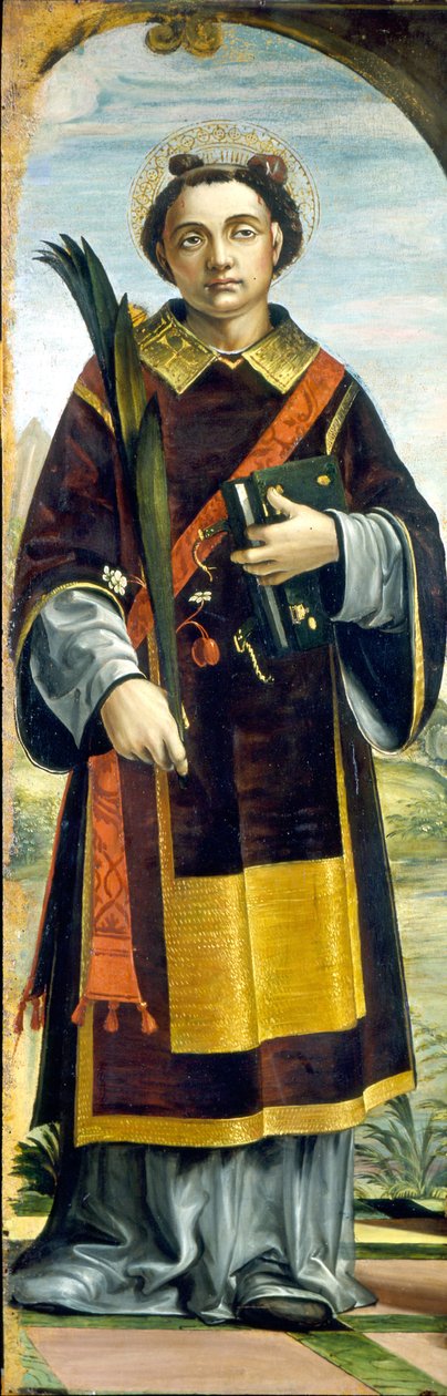 Saint Stephen by Bernadino Zenale
