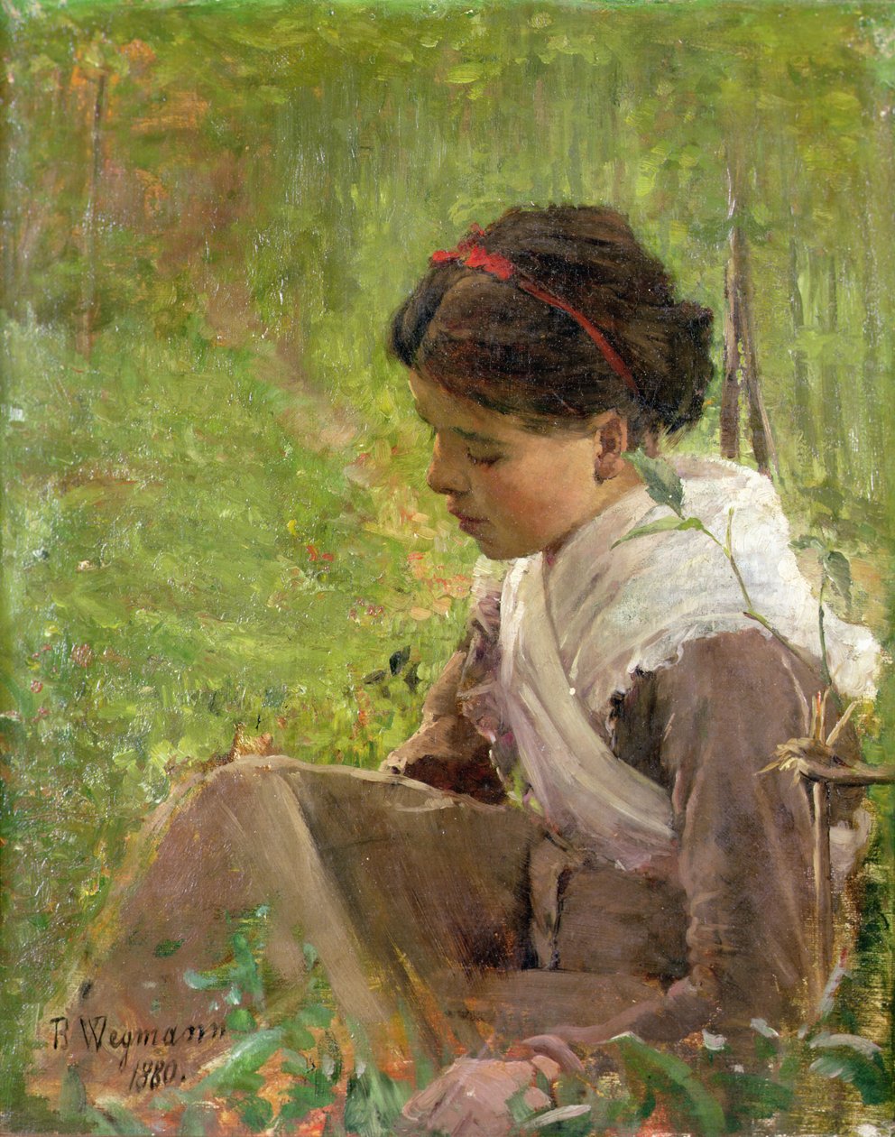 In the Woods by Bertha Wegmann
