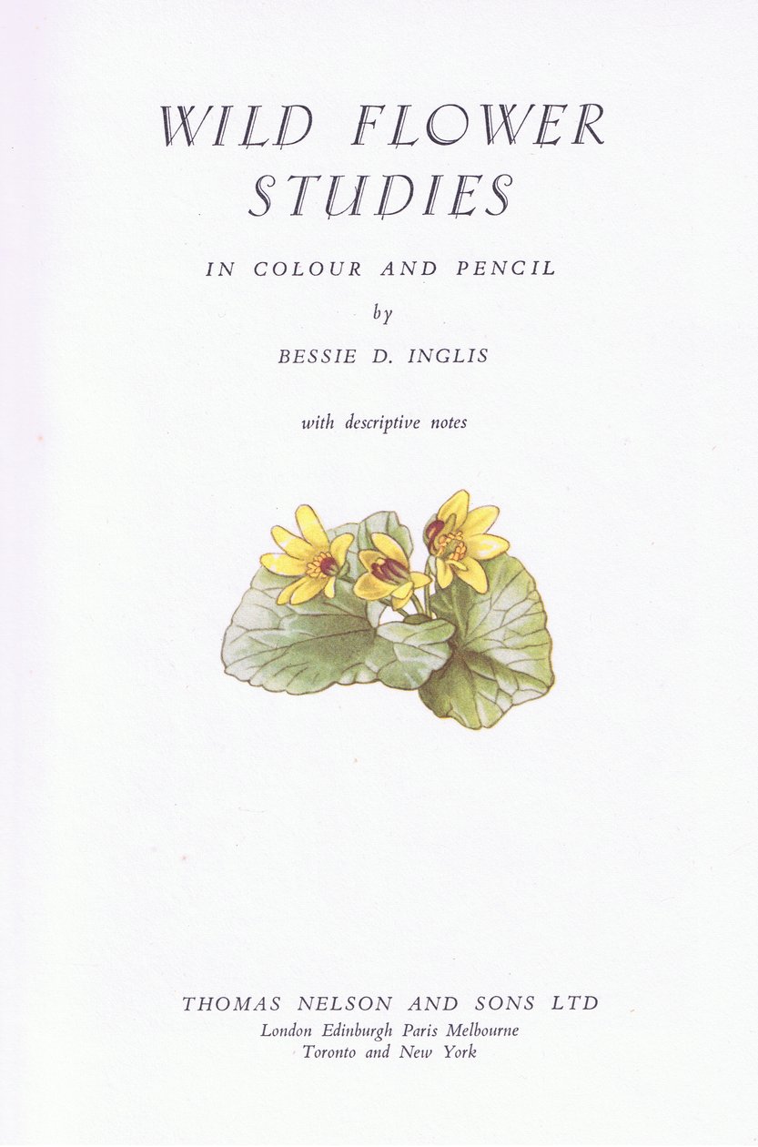 Title Page by Bessie D. Inglis