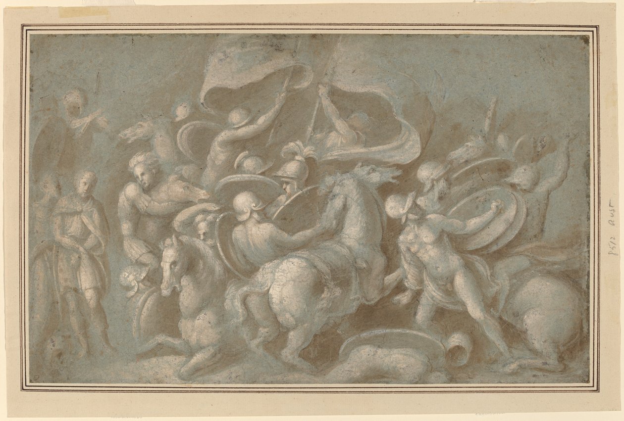 Battle Scene by Biagio Pupini
