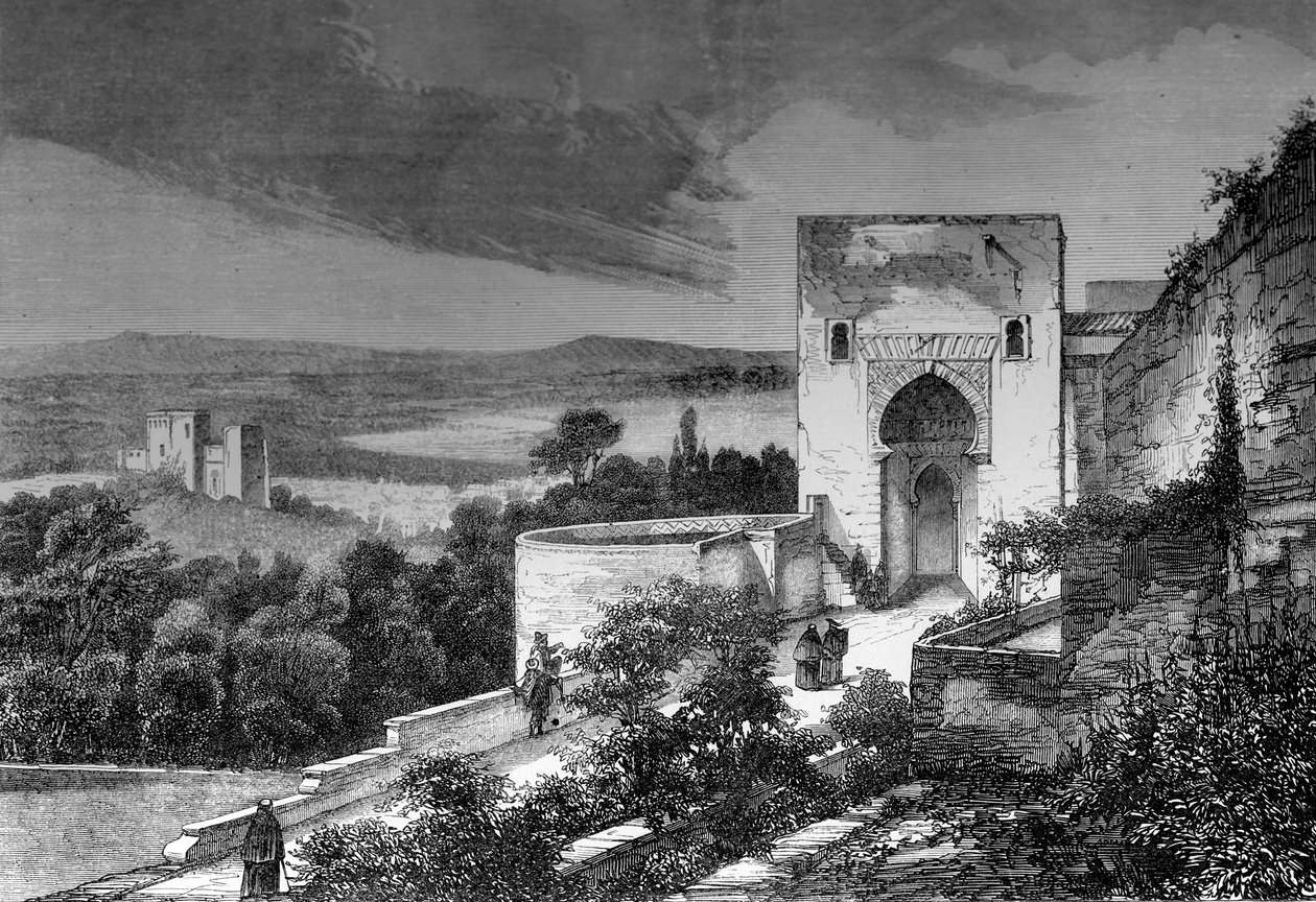 The Mezquita, Córdoba, Spain, 1849 by Bisson and Cottard