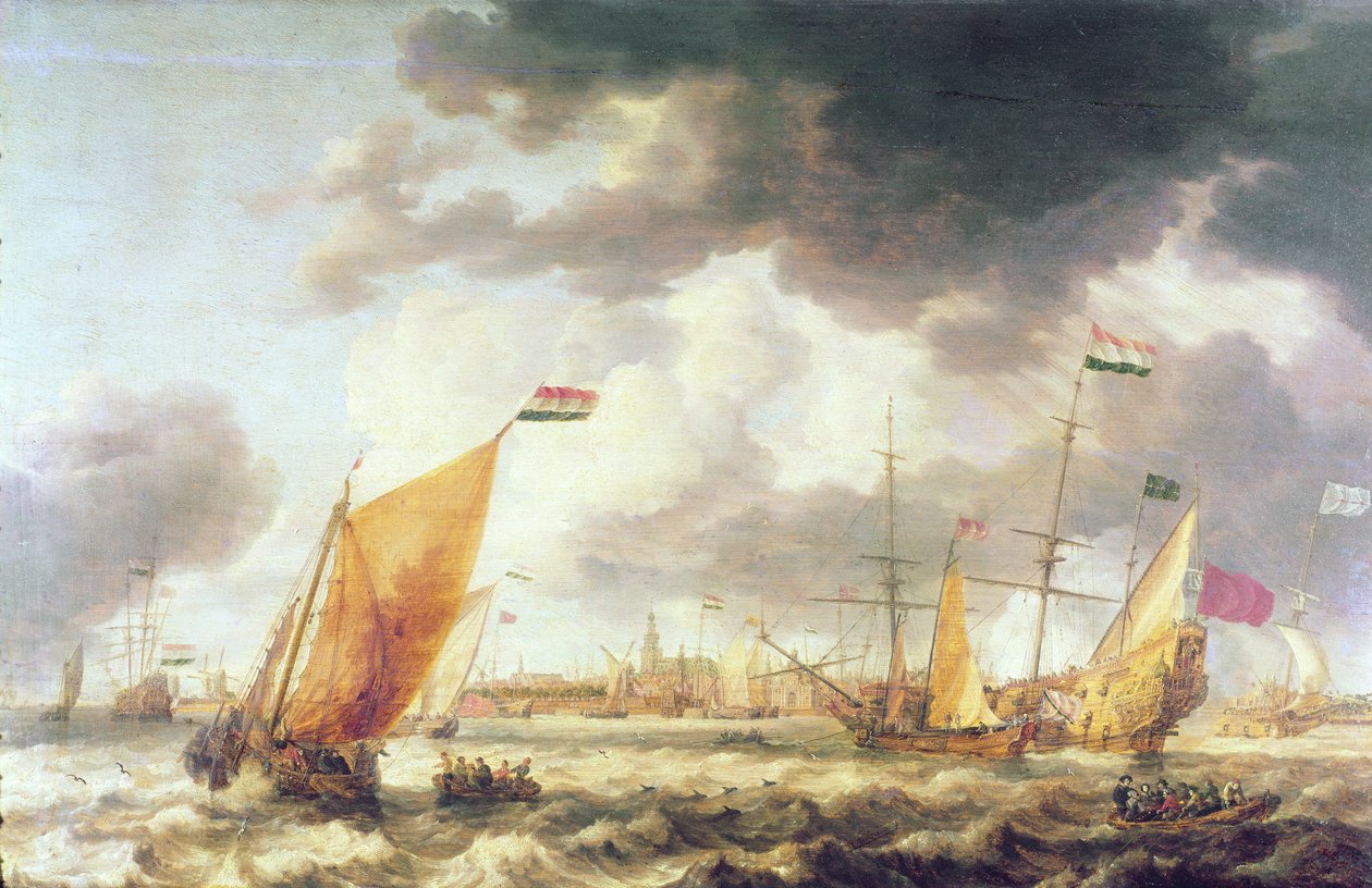 Turbulent Sea by Bonaventura Peeters