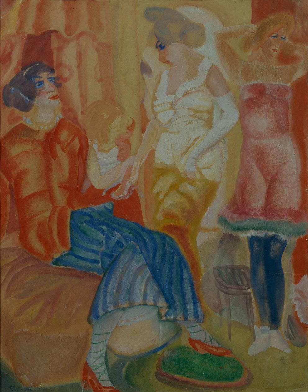Women by Boris Dmitrievich Grigoriev
